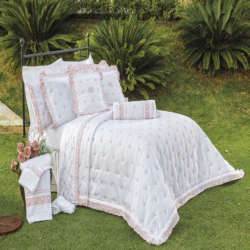 Jogo-de-Cama-King-Bordado-600-fios-Rivieri-Branco-Vilela-Enxovais-4-pecas Jogo-de-Cama-King-Bordado-600-fios-Rivieri-Branco-Vilela-Enxovais-4-pecas