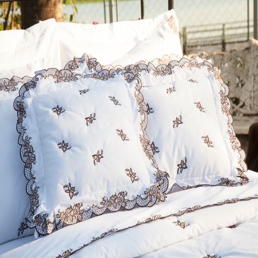 Almofada-Decorativa-Bordada-200-fios-Mondrean-Branco-Vilela-Enxovais-2-pecas Almofada-Decorativa-Bordada-200-fios-Mondrean-Branco-Vilela-Enxovais-2-pecas