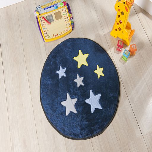 Tapete-Premium-Baby-Estrela-65cm-Azul-Marinho-Guga-Tapetes