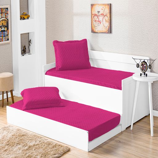 Cobre-Leito-Solteiro-Pratico-Pink-Enxovais-Aquarela-2-pecas Cobre-Leito-Solteiro-Pratico-Pink-Enxovais-Aquarela-2-pecas